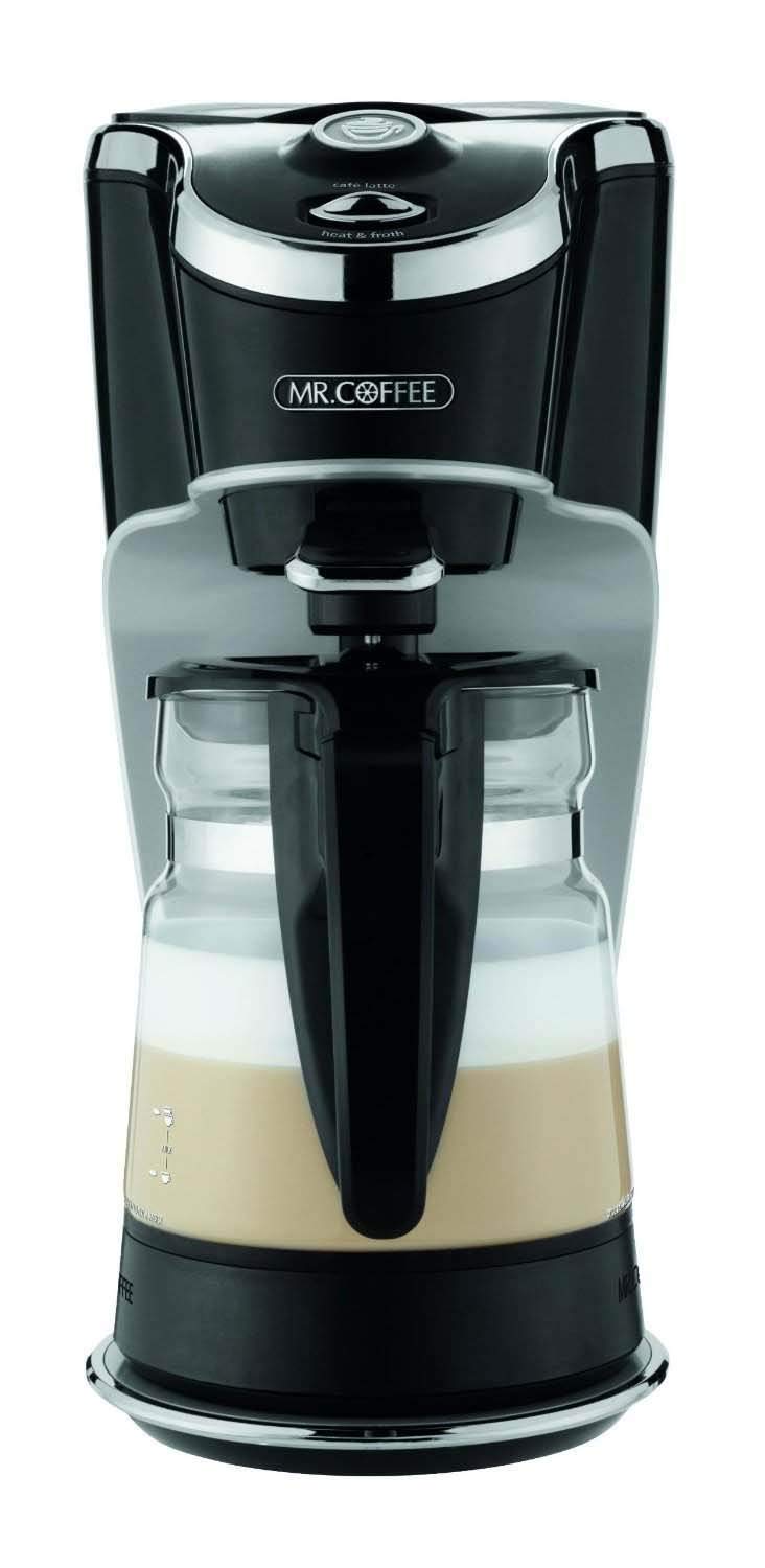 Mr. Coffee Cafe Latte Maker - 12 Cup Automatic Espresso and Cappuccino Machine with Milk Frother, Perfect for Home, Office, and Coffee Shops