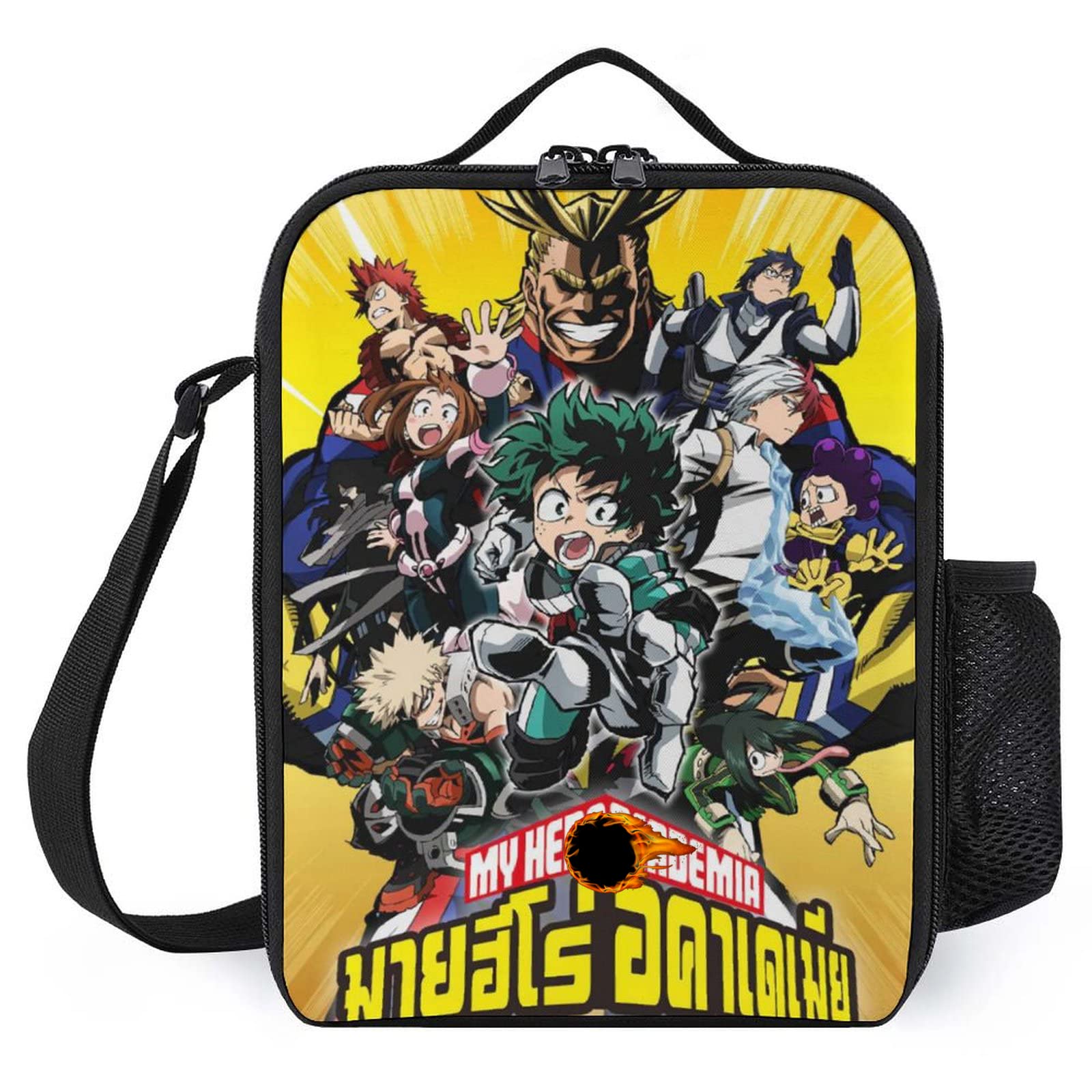 Insulated Durable Lunch Box for School & Office - Leakproof Lunch Bag with Adjustable Shoulder Strap - Perfect for Work, Picnic, Beach & Outdoor Activities