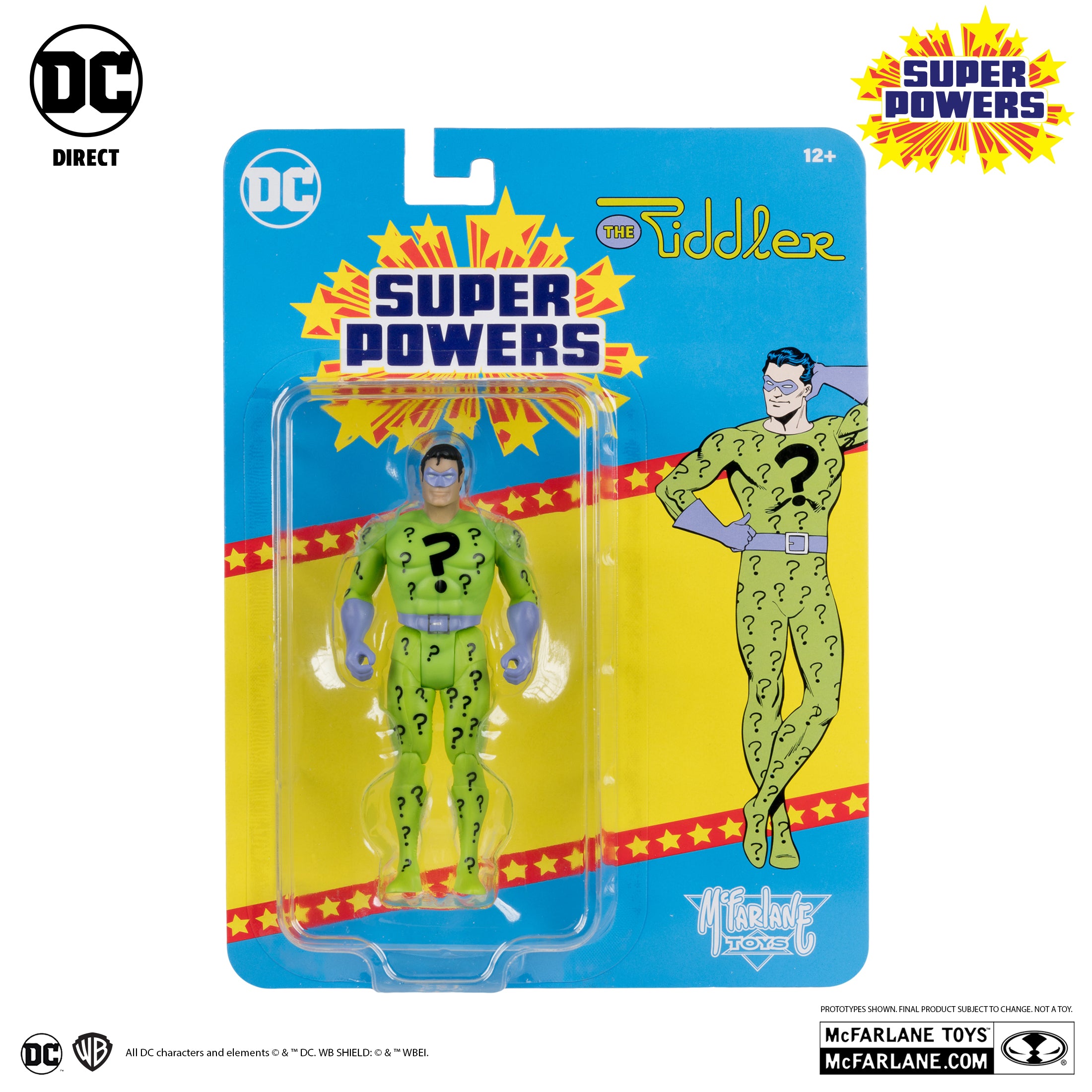 The Riddler Action Figure - DC Comics Super Powers Collection by McFarlane Toys - Perfect for Collectors, Display & DC Fans