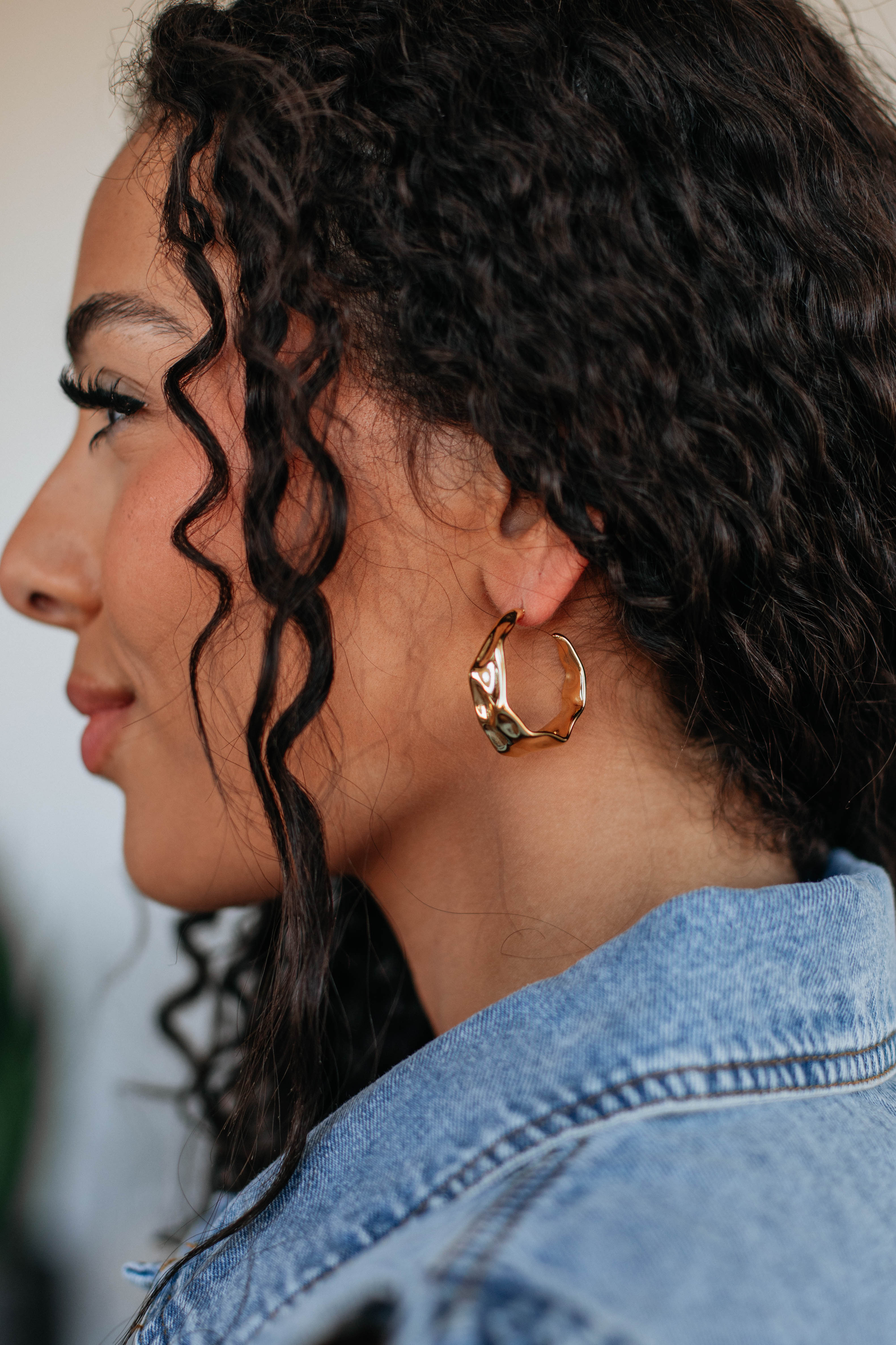 Chantly Hoop Earrings for Women - 14K Gold Plated Stainless Steel Circle Earrings | Perfect for Parties, Weddings & Everyday Wear