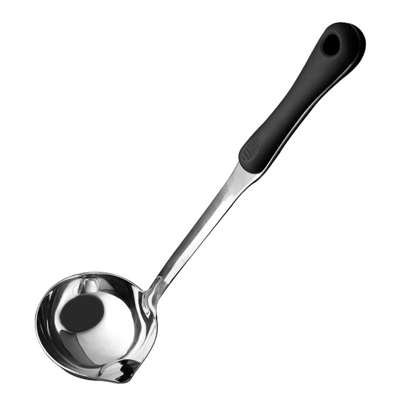 Stainless Steel Kitchen Strainer Spoon - OIPYI Soup Filter Colander, Grease Scoop for Cooking, Baking & Frying - Durable Kitchen Accessories for Pasta, Broth & Oil Separation