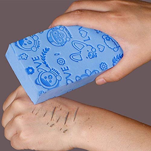 Varkaus Ultra Soft Exfoliating Sponge Shower Brush - 2 Pack Spa Scrub Bath Body Wash Puff for Gentle Skin Exfoliation | Random Colors | Perfect for Sensitive Skin & Daily Shower Routine