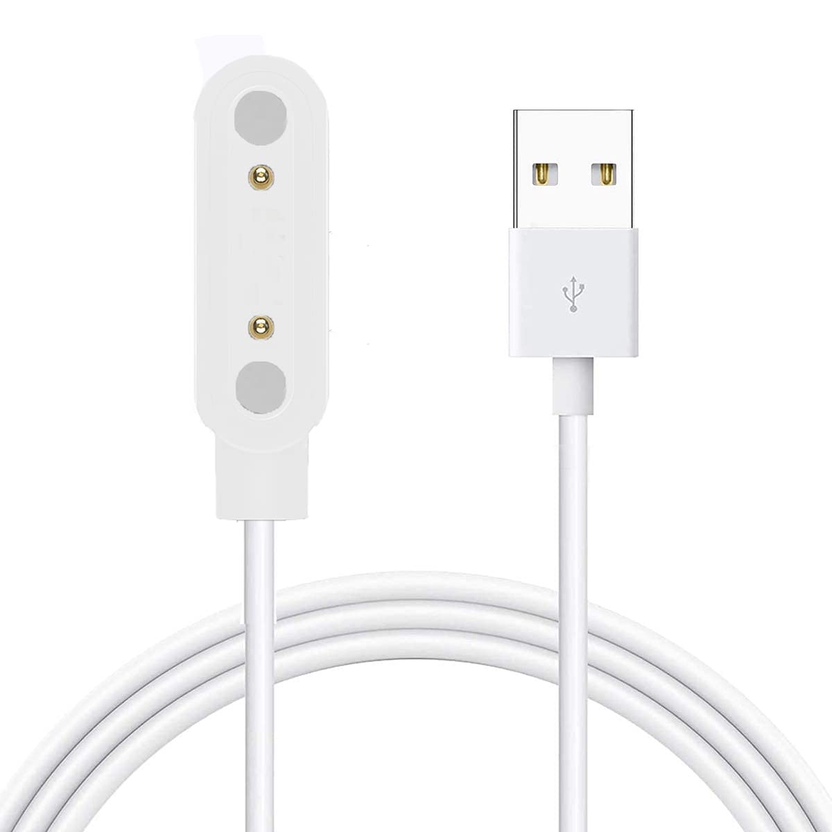 Replacement Magnetic USB Charging Cable for Cosmo JrTrack 2 & XPLORA X5 Play Kids Smartwatch - White | Durable Charger Compatible with Children's GPS Watch | Perfect for School, Outdoor Activities & Daily Use