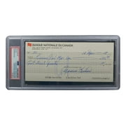 Maurice Richard Autographed Montreal Canadiens Hockey Memorabilia - PSA/DNA Certified Bank Check #90 - Rare NHL Collectible for Sports Fans and Memorabilia Enthusiasts - Perfect for Framing, Display, or Investment Collection