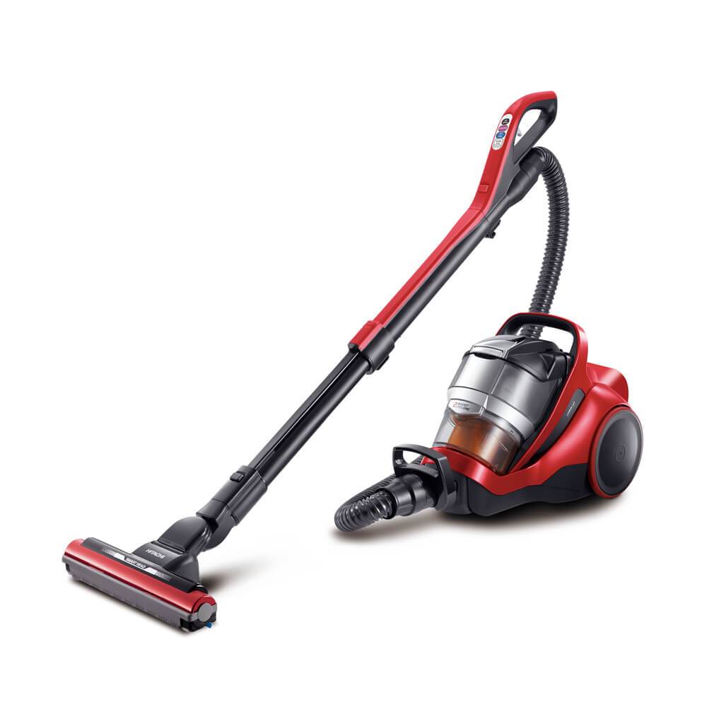Hitachi CV SA8100RJ Powerful Cordless Stick Vacuum Cleaner - Lightweight, Rechargeable for Pet Hair, Hard Floors & Carpets - Ideal for Home, Office & Car Cleaning