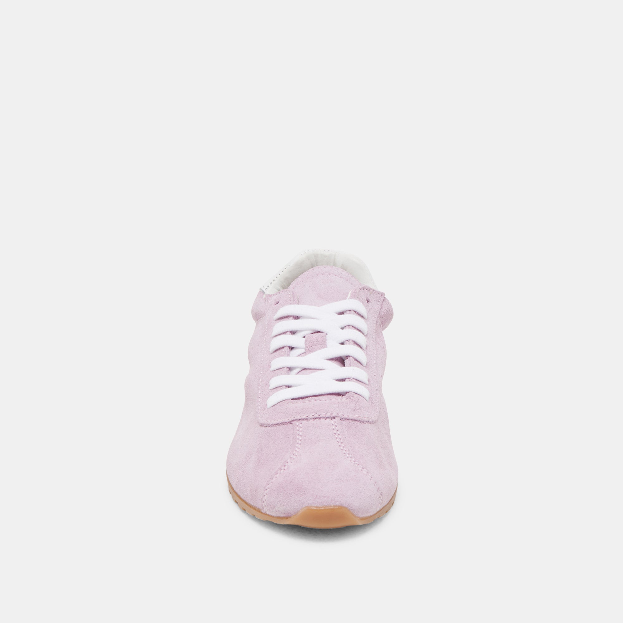 SERINA Women's Lavender Suede Sneakers - Comfortable Casual Walking Shoes for Work, Travel & Everyday Wear