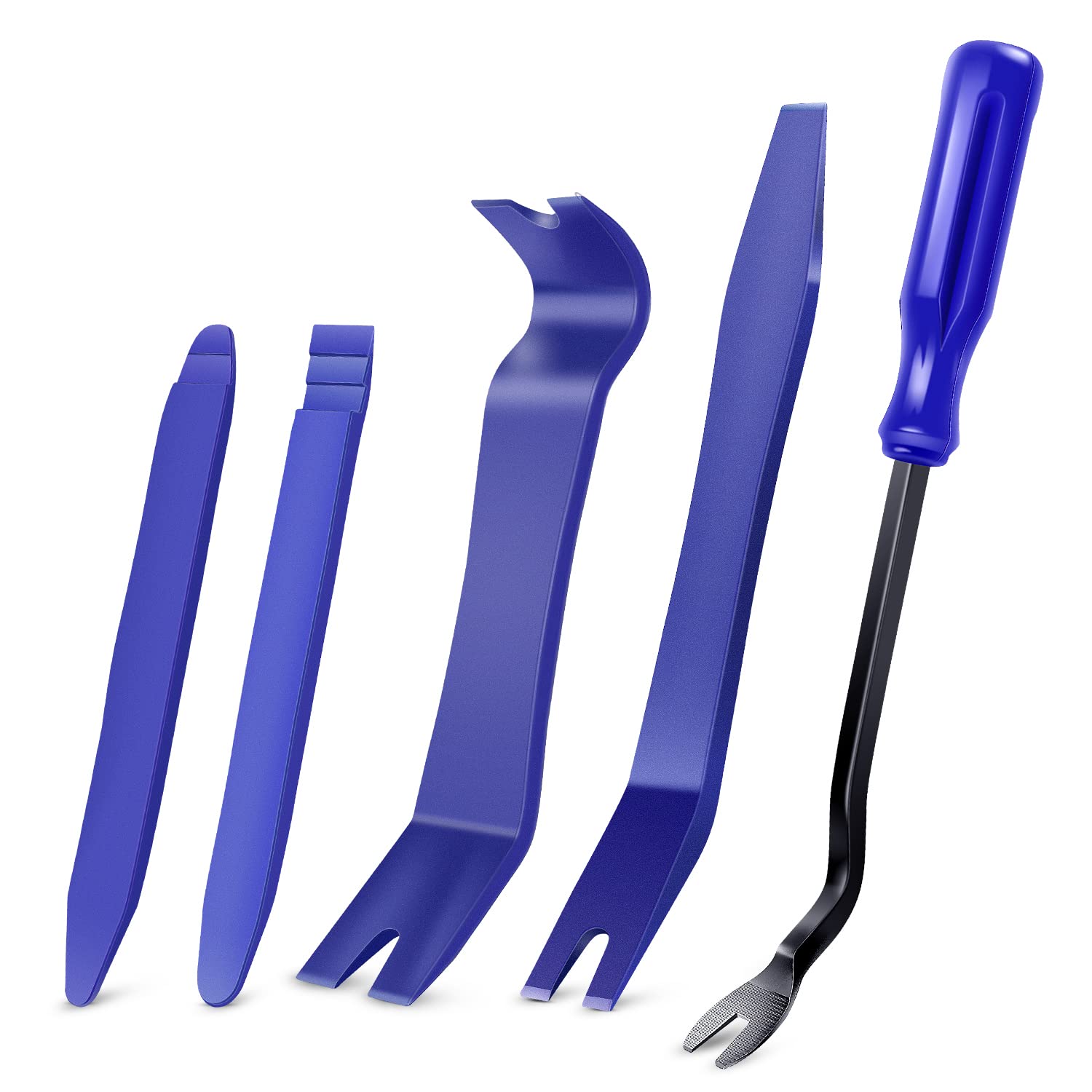 Nilight 5-Piece Car Trim Removal Tool Kit - Auto Panel Fastener Remover Set for Dash, Audio & Window Molding | Perfect for Car Stereo Installation, Interior Detailing & DIY Auto Repairs