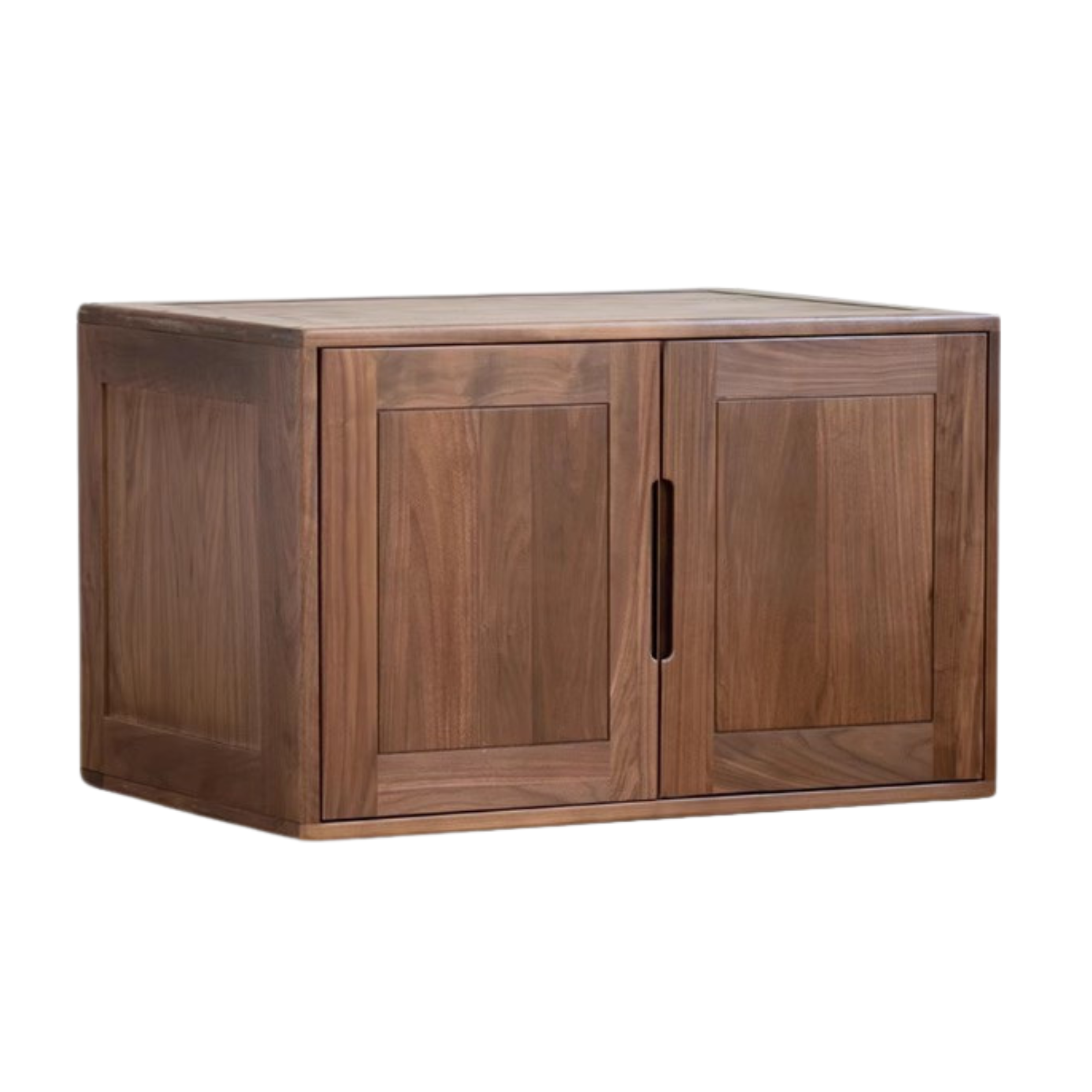 31.4x19.6x19.6 inch / 80x50x50cm / Rich Dark Walnut color / top cabinet