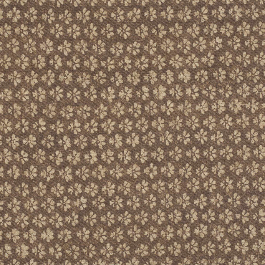 Premium Sakura Linen Fabric & Walnut Wood Samples - Perfect for DIY Crafts, Home Decor, and Textile Projects