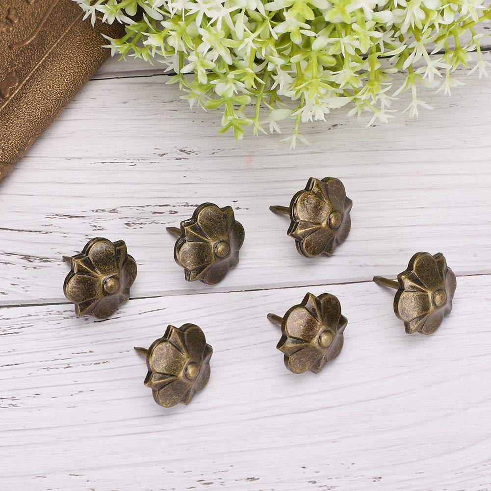 Decorative Sofa Nails - 20 Pack Heavy Duty Upholstery Tacks for DIY Furniture, Clothing & Crafts | Perfect for Home Decor, Leather Repair, and Fabric Projects