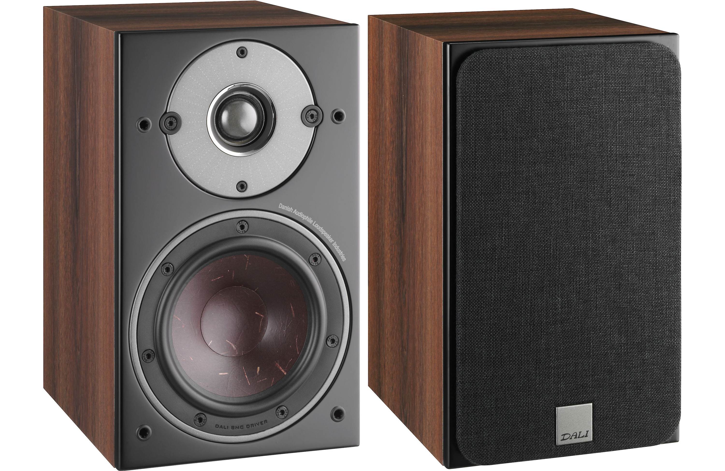 Dali Oberon 1 Ultra Compact Bookshelf Speakers (Pair) - Premium HiFi Sound for Home Theater & Music Listening - Perfect for Small Rooms & Desktop Setups