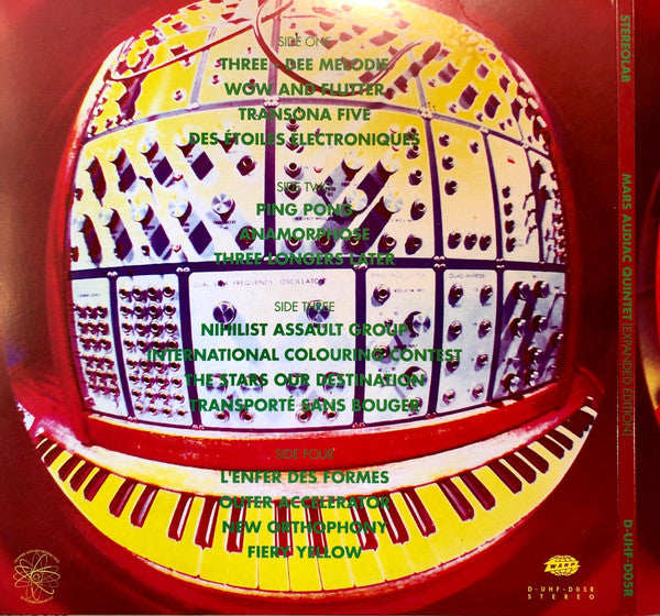 Stereolab Mars Audiac Quintet - 2xLP Vinyl Record Album (Reissue, Remastered) - Near Mint Condition (NM/M) - Perfect for Audiophiles & Vinyl Collectors