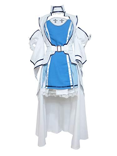Yuuki Asuna White and Blue Dress - Sword Art Online Anime Cosplay Costume for Women (Custom Made) | Perfect for Conventions, Halloween, and Themed Parties