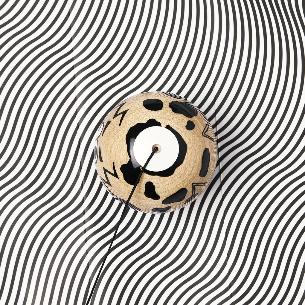Krom Zoggy n' Moggy Kendama Gridball - Premium Japanese Skill Toy for Hand-Eye Coordination - Perfect for Office Stress Relief & Street Performance