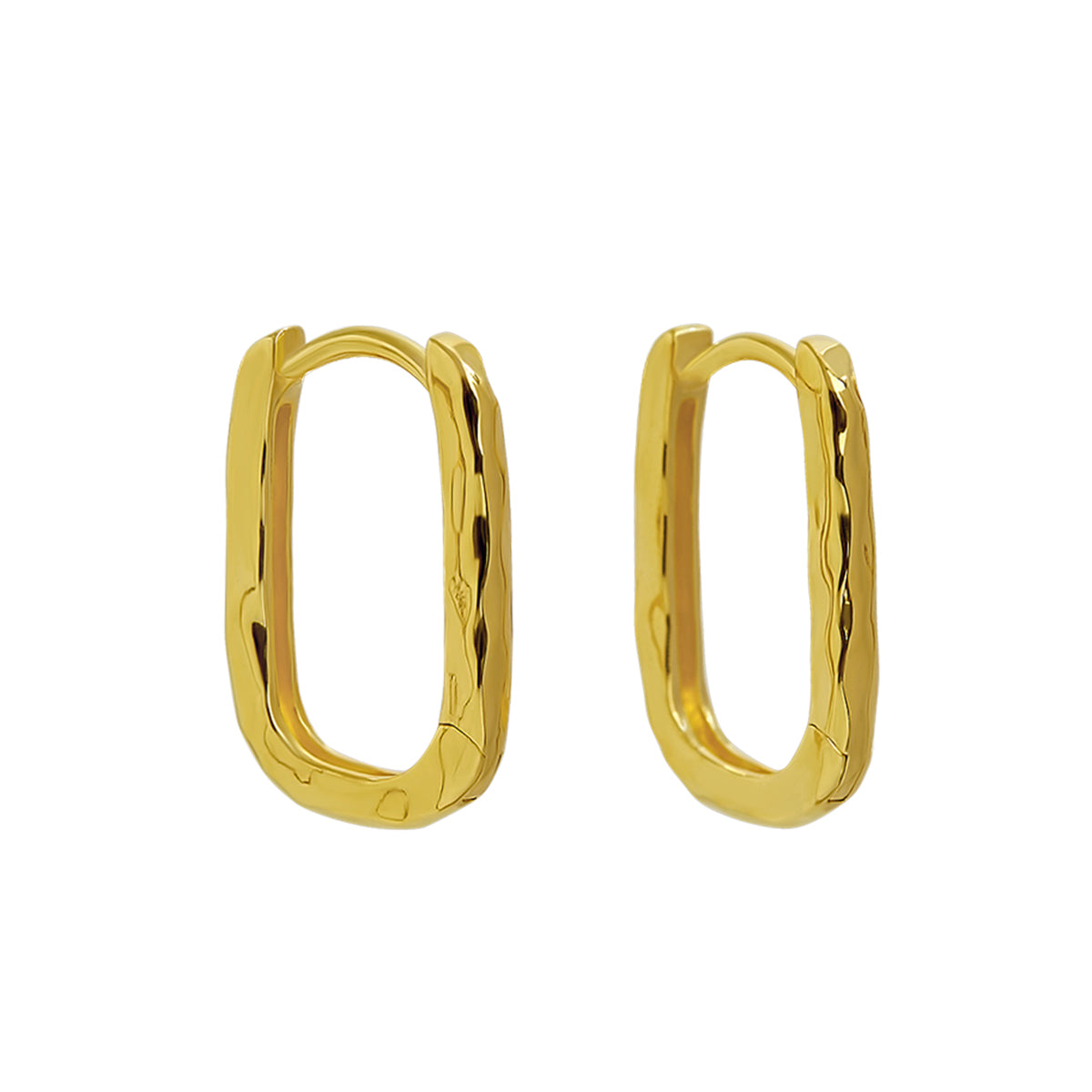 14K Gold Medium Eternity Huggie Hoop Earrings for Women - Textured Minimalist Hoops for Everyday Wear, Gift for Her, Wedding, Party, Date Night