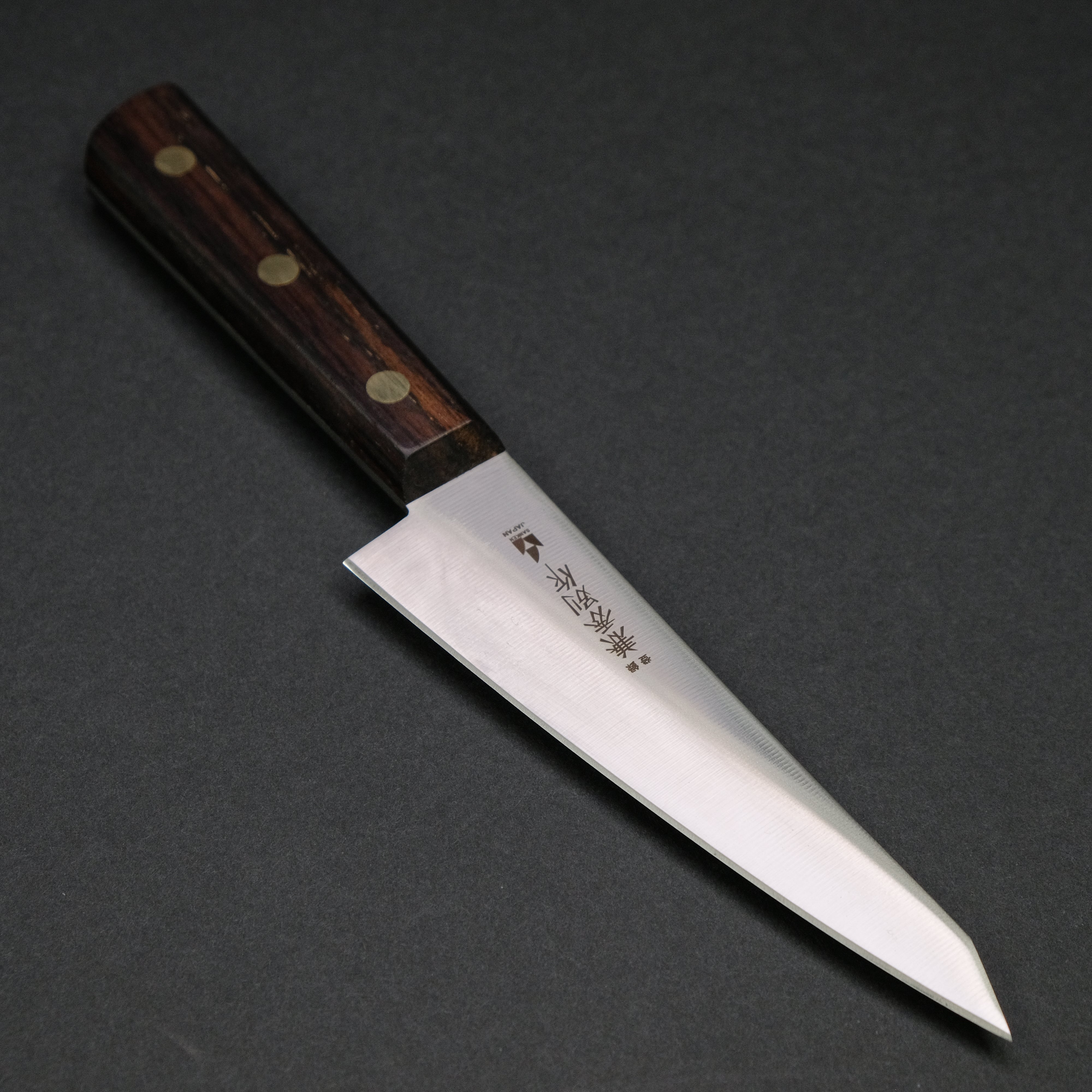 Kanehide Bessaku Honesuki Kaku 150mm Japanese Boning Knife with Rosewood Handle - Perfect for Poultry Butchery, Meat Deboning & Professional Kitchen Use