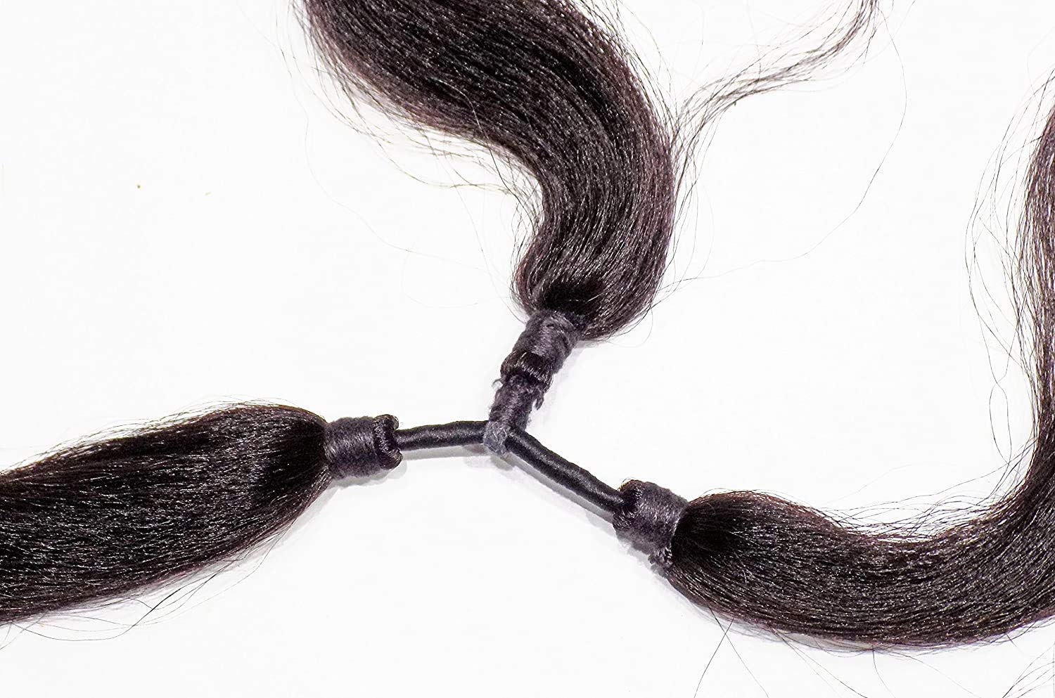VIEWS Combo of Hair Extensions & Parandi Hair Choti - Dark Brown Hair Accessories (Pack of 1) for Weddings, Parties & Festive Styling