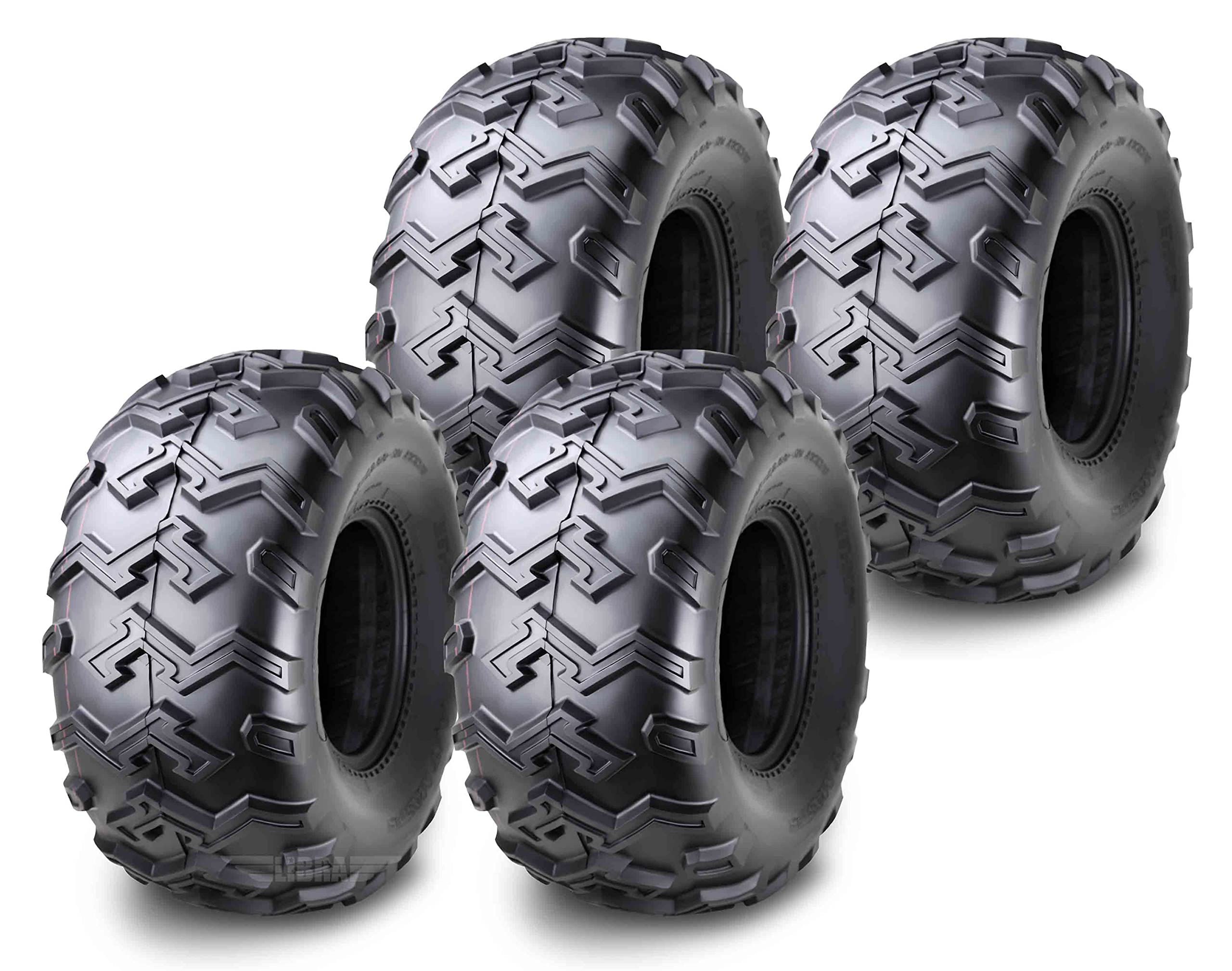 WANDA Set of 4 Premium UTV/ATV Tires 24x11-10 6PR - All-Terrain Off-Road Tires for Dirt Bikes, ATVs & Side-by-Sides - Perfect for Mud, Sand & Rocky Trails