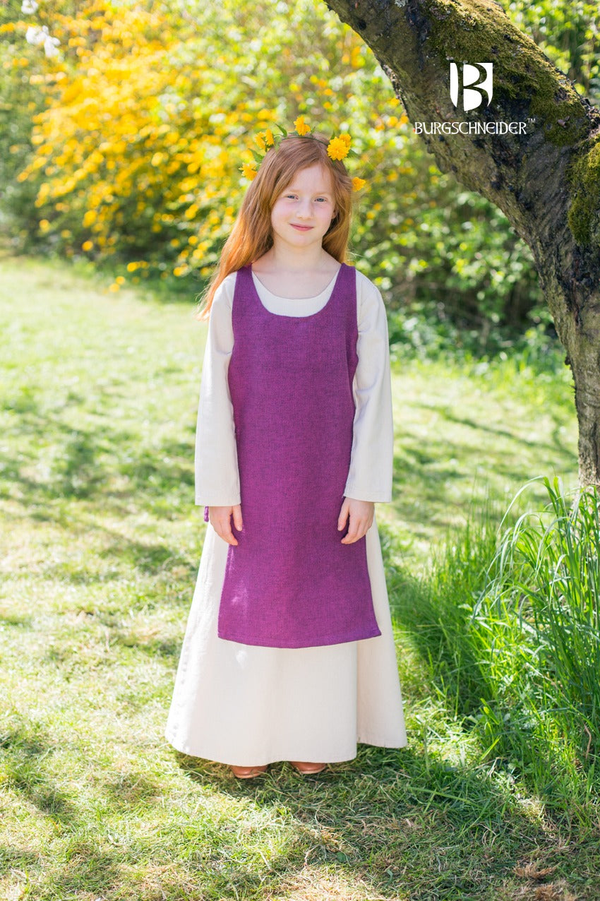 YLVA Lilac Girls' Over Dress - Elegant & Comfortable Kids' Party Dress for Special Occasions & Photo Shoots