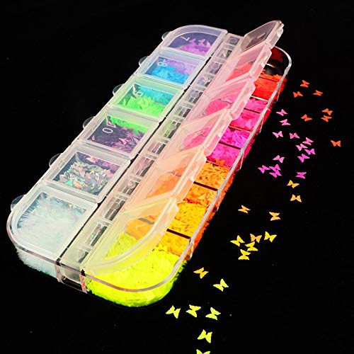 3D Ultrathin Sequins Nail Art Glitter - 1/3mm Round Paillettes for DIY Nail Decor