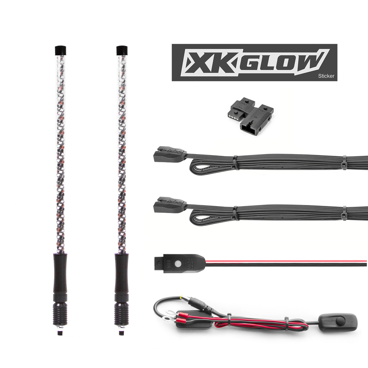 2-Piece 32-Inch Whip with XKChrome Controller - Perfect for DJ Mixing, Nightclub Performances & Electronic Music Production