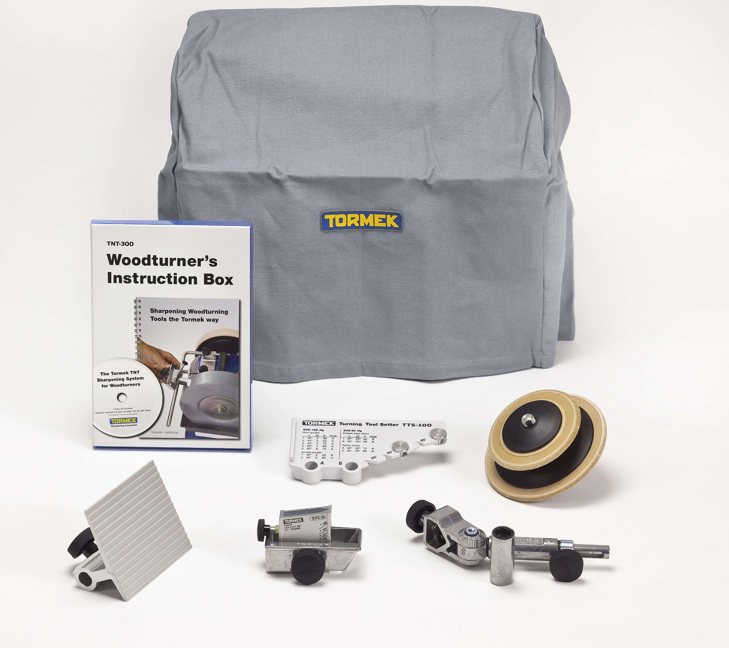 Tormek TNT-708 Woodturning Tool Sharpening Kit - Complete Water Cooled Sharpener System for Lathe Chisels & Turning Tools | Perfect for Woodworking, DIY Projects & Professional Workshops