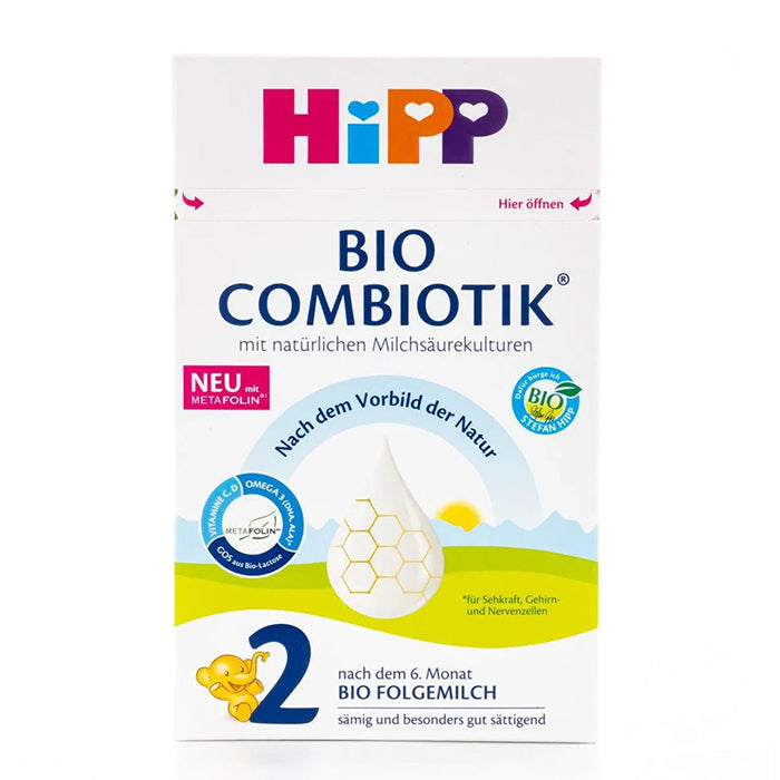 HiPP Organic Baby Formula Stage 2 - 600g | German Made | Expiry 08/26/26 | Perfect for Growing Infants 6-12 Months | Gentle Nutrition for Sensitive Tummies | Ideal for Daycare & Travel Feeding