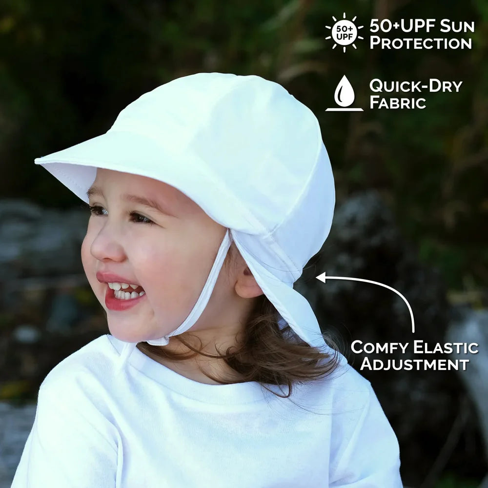 Jan + Jul Sun Soft UV Baby Cap - Pink Strawberry Sun Hat for Infants & Toddlers | UPF 50+ Protection | Lightweight & Breathable for Outdoor Play, Beach, and Park Adventures