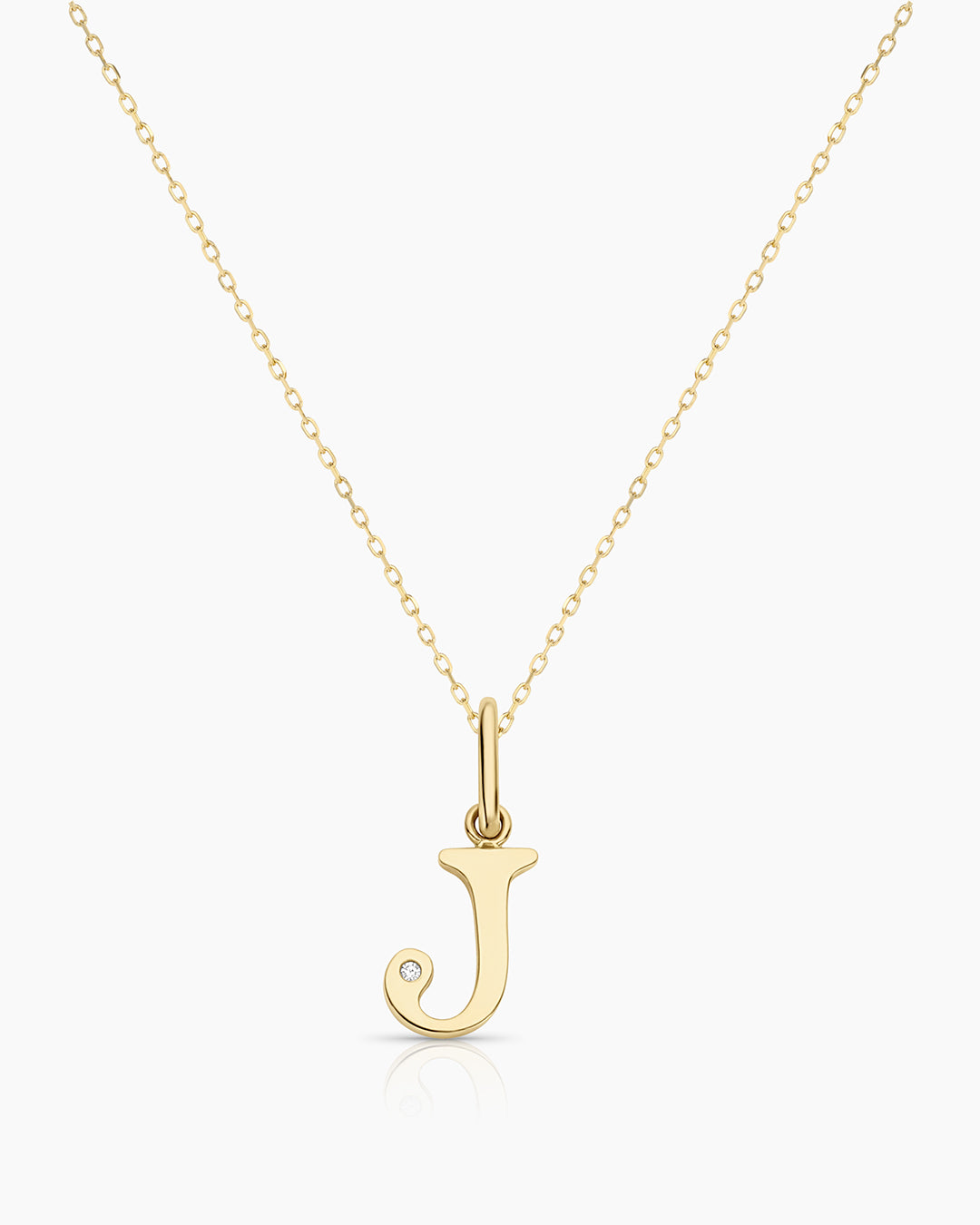 Vintage Diamond Alphabet Charm Necklace - Personalized Initial Pendant Jewelry for Women, Gift for Her, Birthday, Anniversary, Valentine's Day