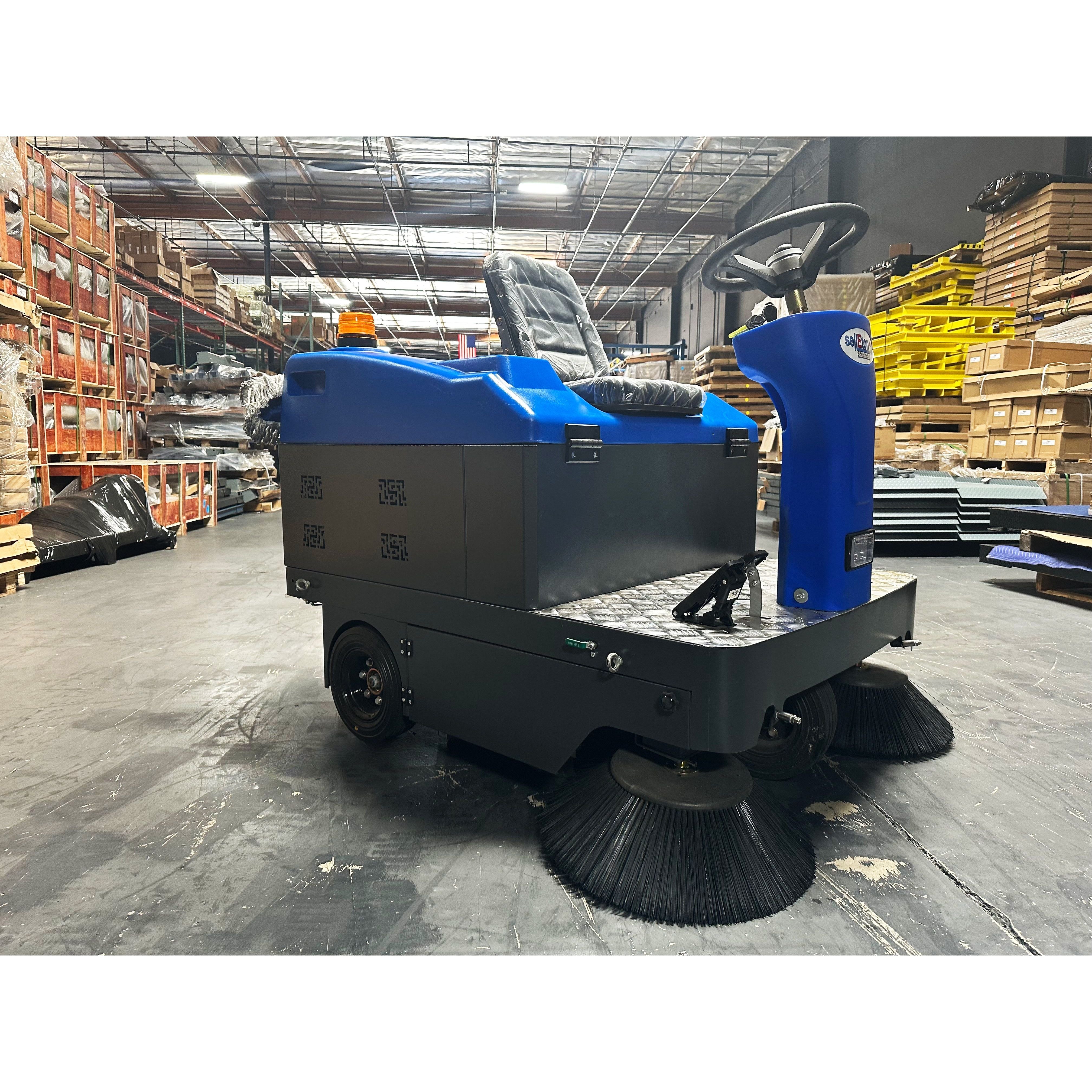Eton SL WS1400 Industrial Floor Sweeper & Vacuum Machine - Heavy-Duty Warehouse Cleaning Equipment for Large Spaces & Factories