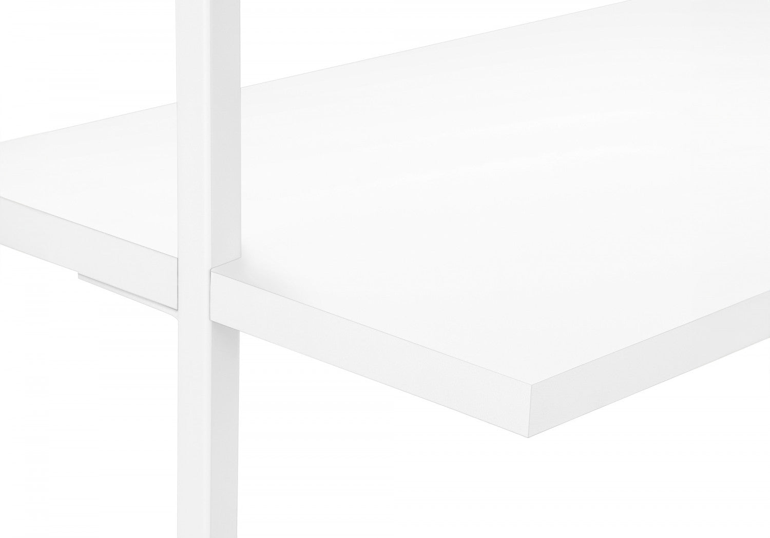 White Vale Bookcase - Modern Wooden Bookshelf for Living Room, Bedroom & Office - Stylish Storage Solution for Books, Decor & Essentials