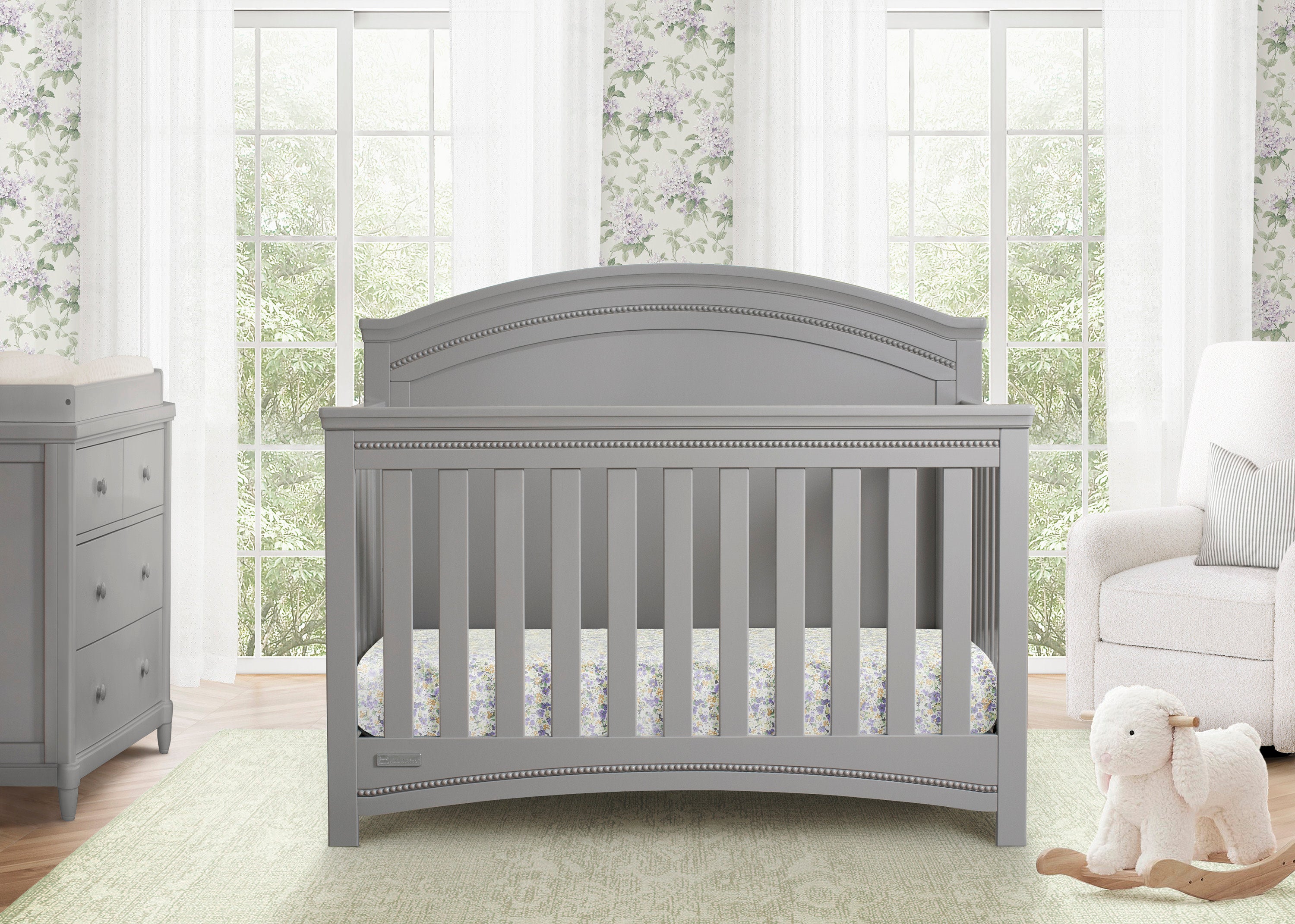 Emma Crib 'N' More - Convertible Baby Crib with 3-in-1 Design for Nursery, Toddler Bed & Daybed | Perfect for Newborns to Toddlers | Safe & Stylish Nursery Furniture for Modern Homes