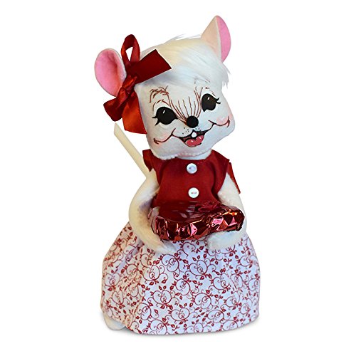 Annalee 8-Inch Candy Box Mouse - Adorable Collectible Christmas Decoration for Holiday Home Decor & Gift Giving