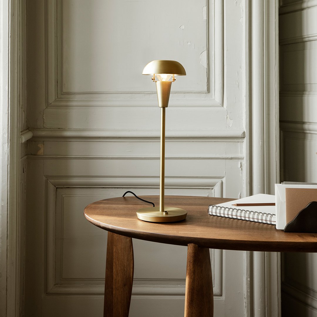 Ferm Living Feve Desk - Modern Minimalist Wooden Writing Desk for Home Office | Perfect for Small Spaces & Remote Work