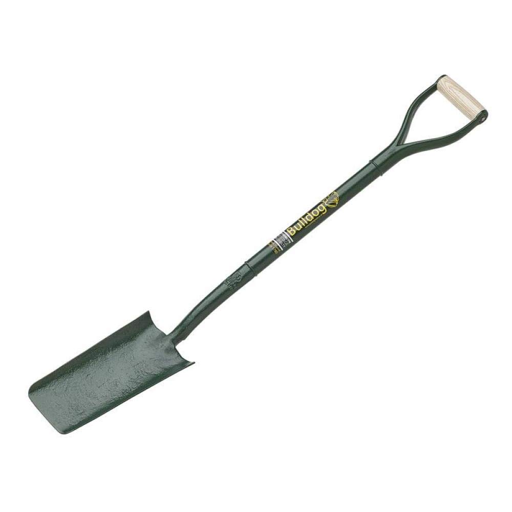 Bulldog 5CLAM All Steel Cable Laying Shovel - Heavy Duty Green Trenching Shovel for Underground Cable Installation & Landscaping Work