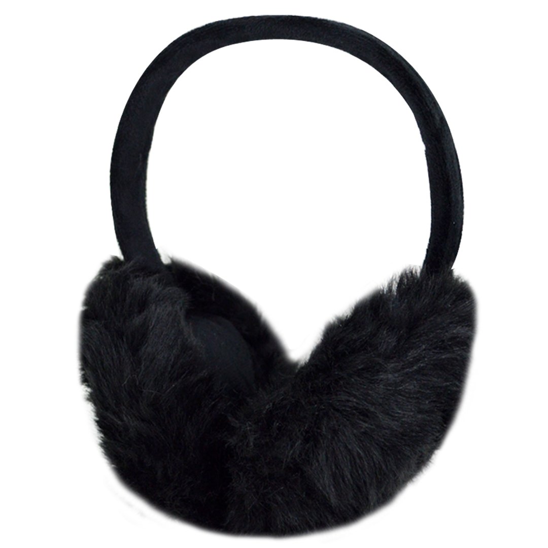 Cozy Fleece Plush Earmuffs for Winter - Foldable Ear Warmers for Sports, Outdoor & Travel - Perfect for Skiing, Running and Cold Weather Activities