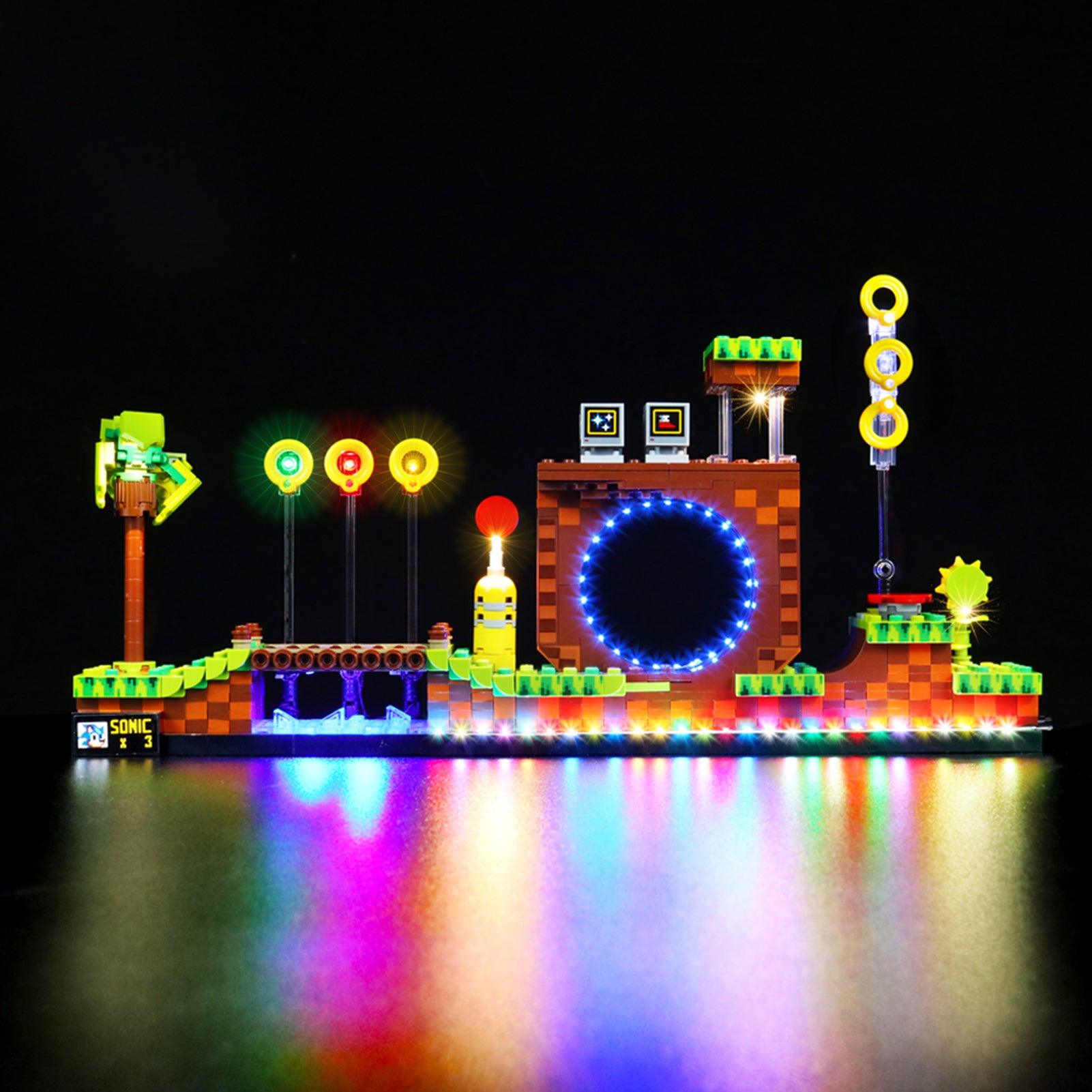 Best Light Kit for LEGO Sonic The Hedgehog 21331 - DIY Lighting Set for LEGO Ideas Sonic Mania - Perfect for Display & Nighttime Play