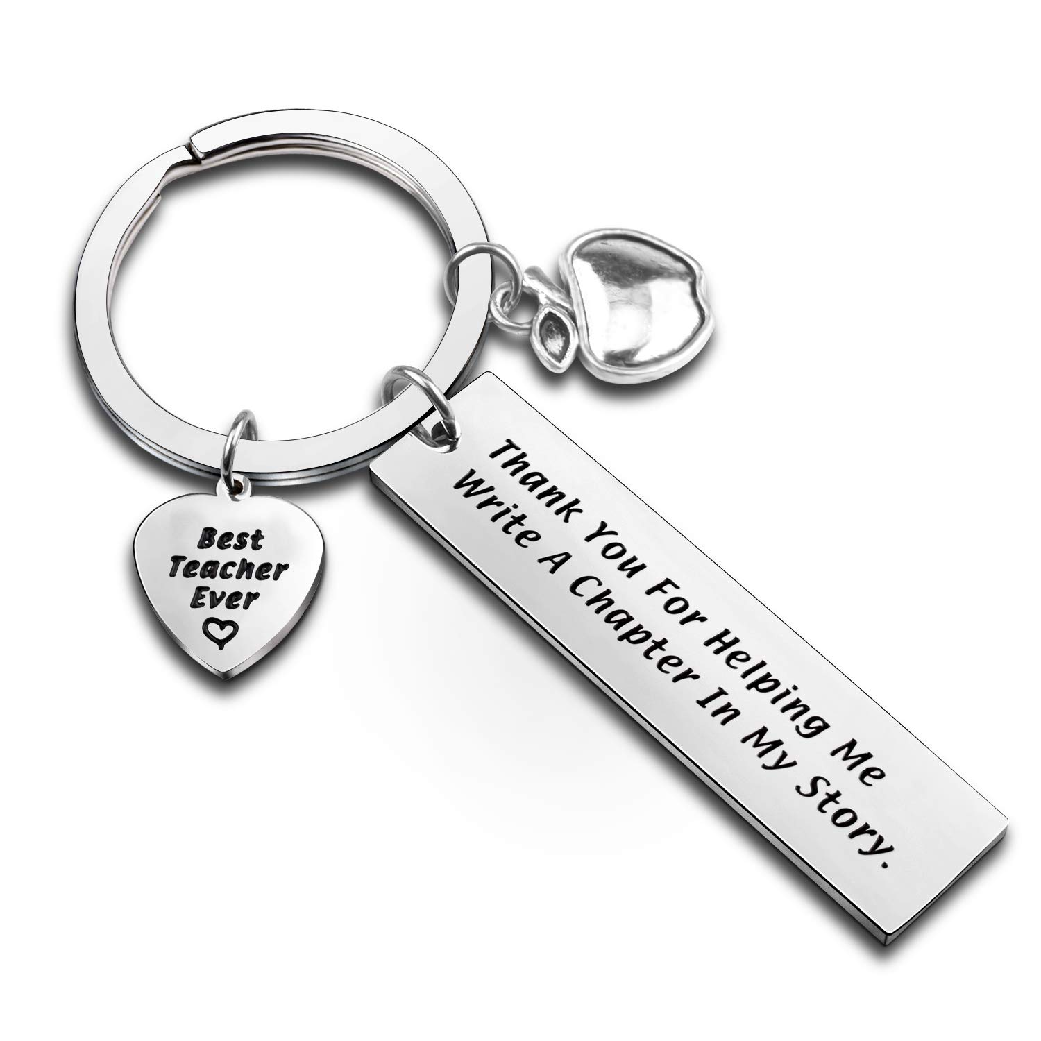LLsuy Teacher Keychain - Thank You Gift for Teachers, Parents & Friends - Perfect for Teacher's Day, Appreciation & Special Occasions