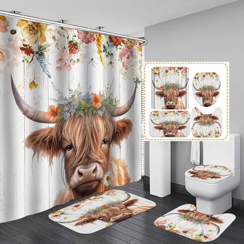 Floral & Cow