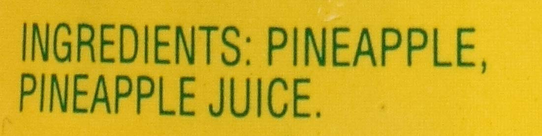 DEL MONTE Sliced Pineapple in 100% Juice, 15.25 oz Canned Fruit - Sweet & Juicy Pineapple Slices for Snacks, Desserts, Smoothies & Tropical Recipes