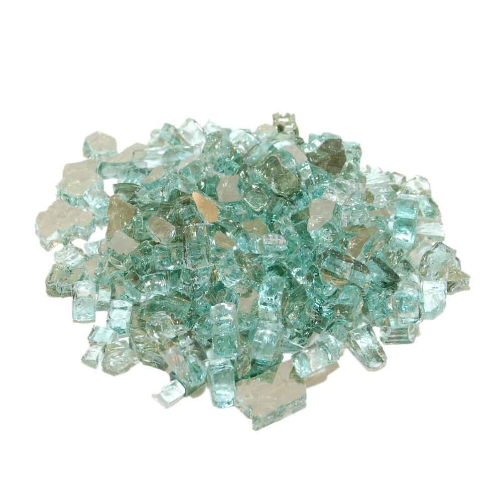 Premium Real Fyre Reflective Fire Glass - Modern Gas Fireplace Burner Inserts for Indoor & Outdoor Use - Perfect for Patios, Decks, and Living Room Fireplaces