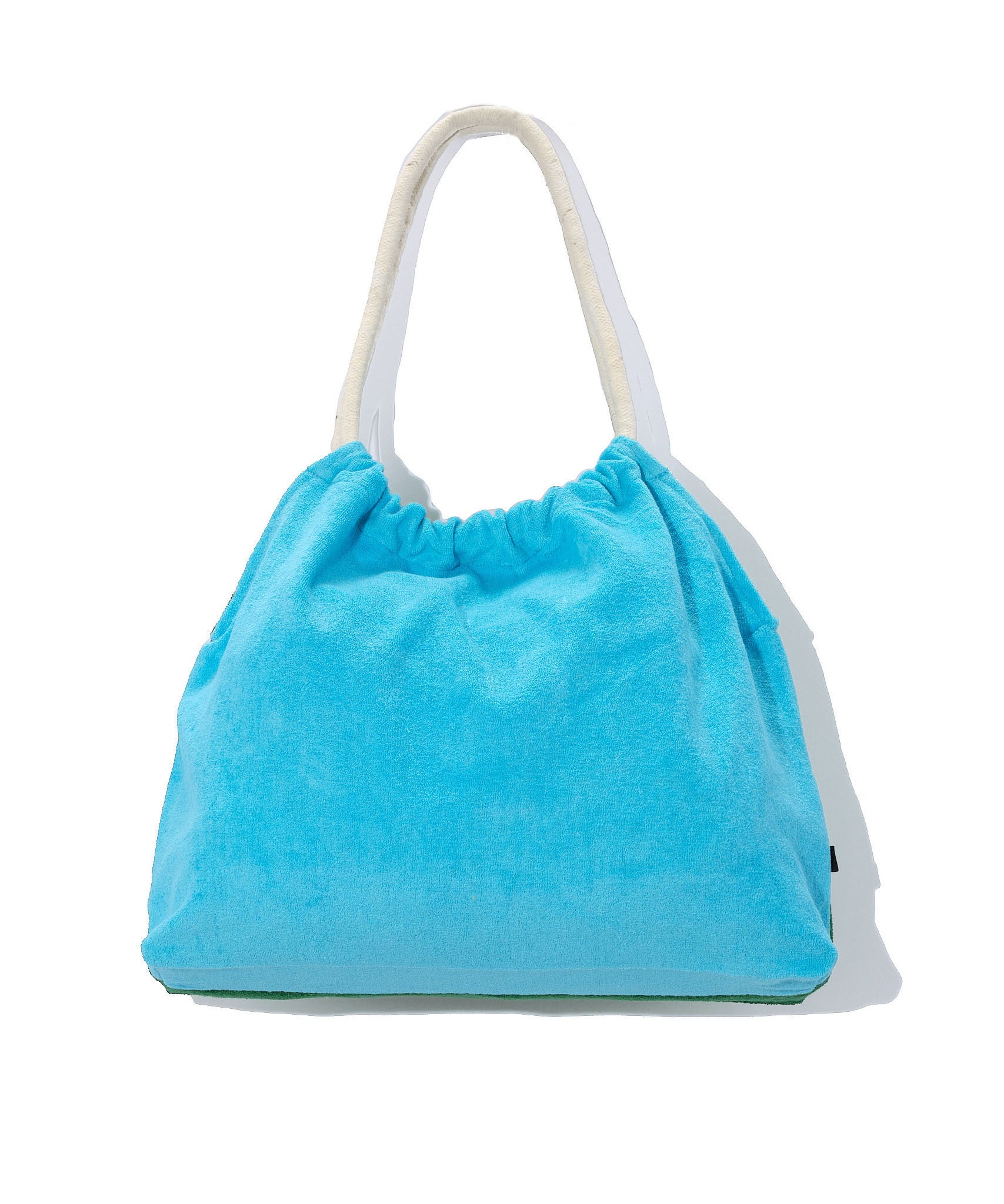 Stylish Terry Two-Tone Tote Bag for Women - Lightweight & Spacious Beach Bag, Gym Tote, or Everyday Carry - Perfect for Travel, Shopping & Work