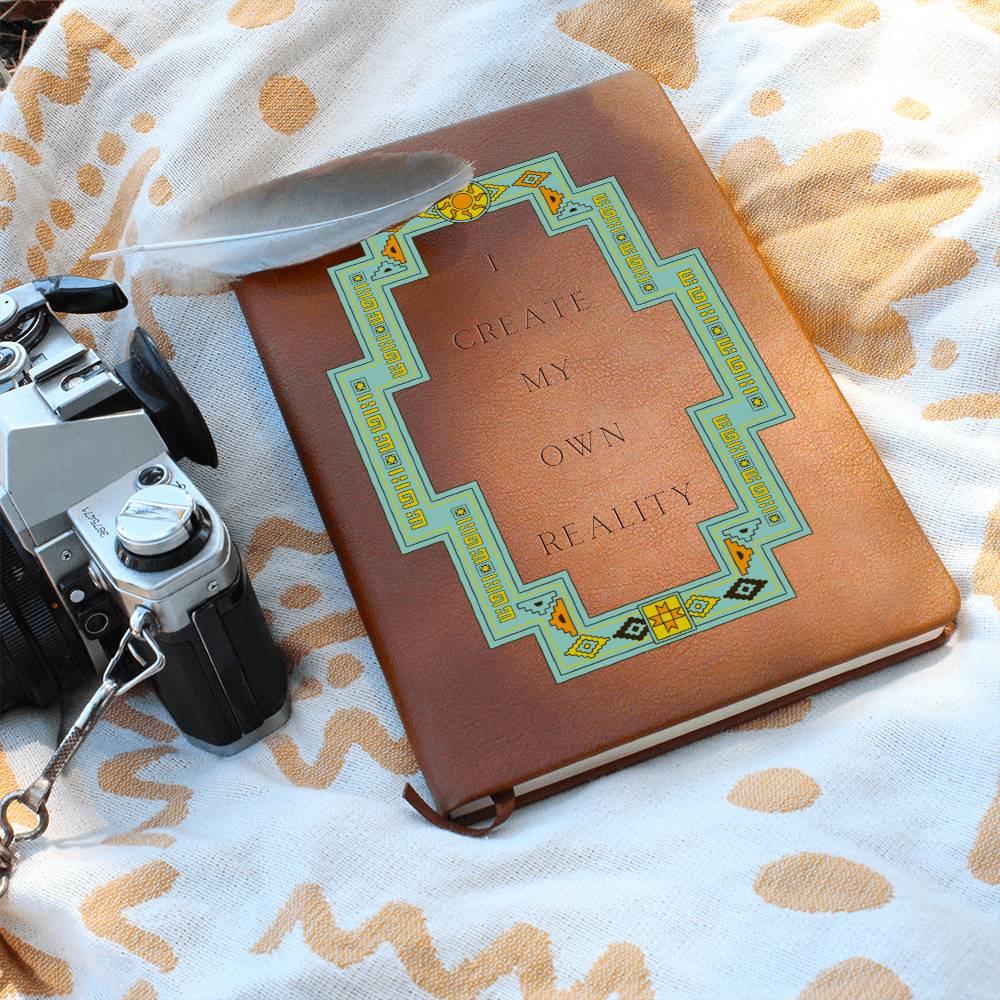 Southwestern Vegan Leather Journal - Handmade Leather Notebook for Writing, Sketching & Journaling - Perfect Gift for Writers, Artists & Dreamers - Use for Daily Reflection, Creative Projects & Personal Growth