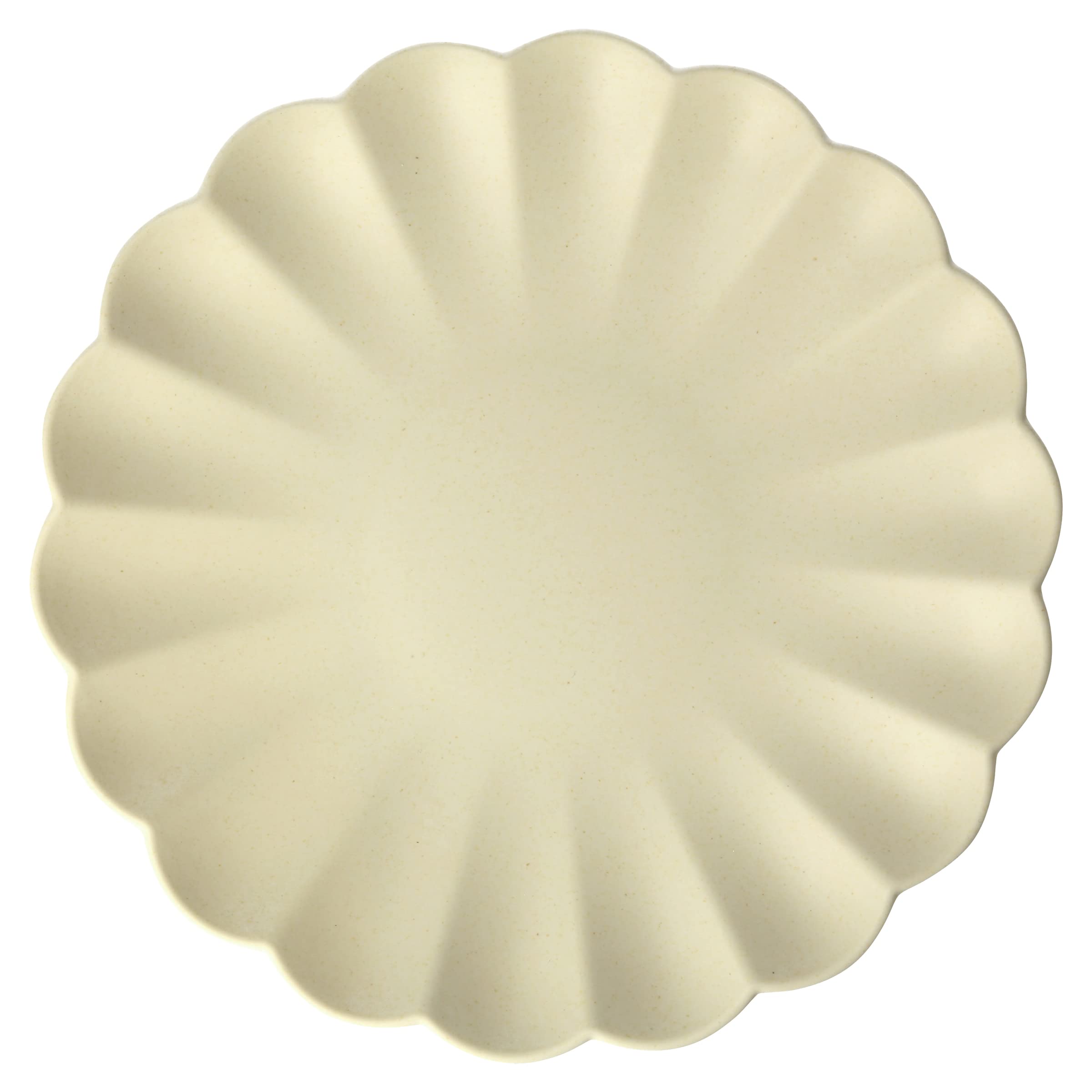 Eco-Friendly Reusable Bamboo Plates Set of 6 - 2 Sizes (8