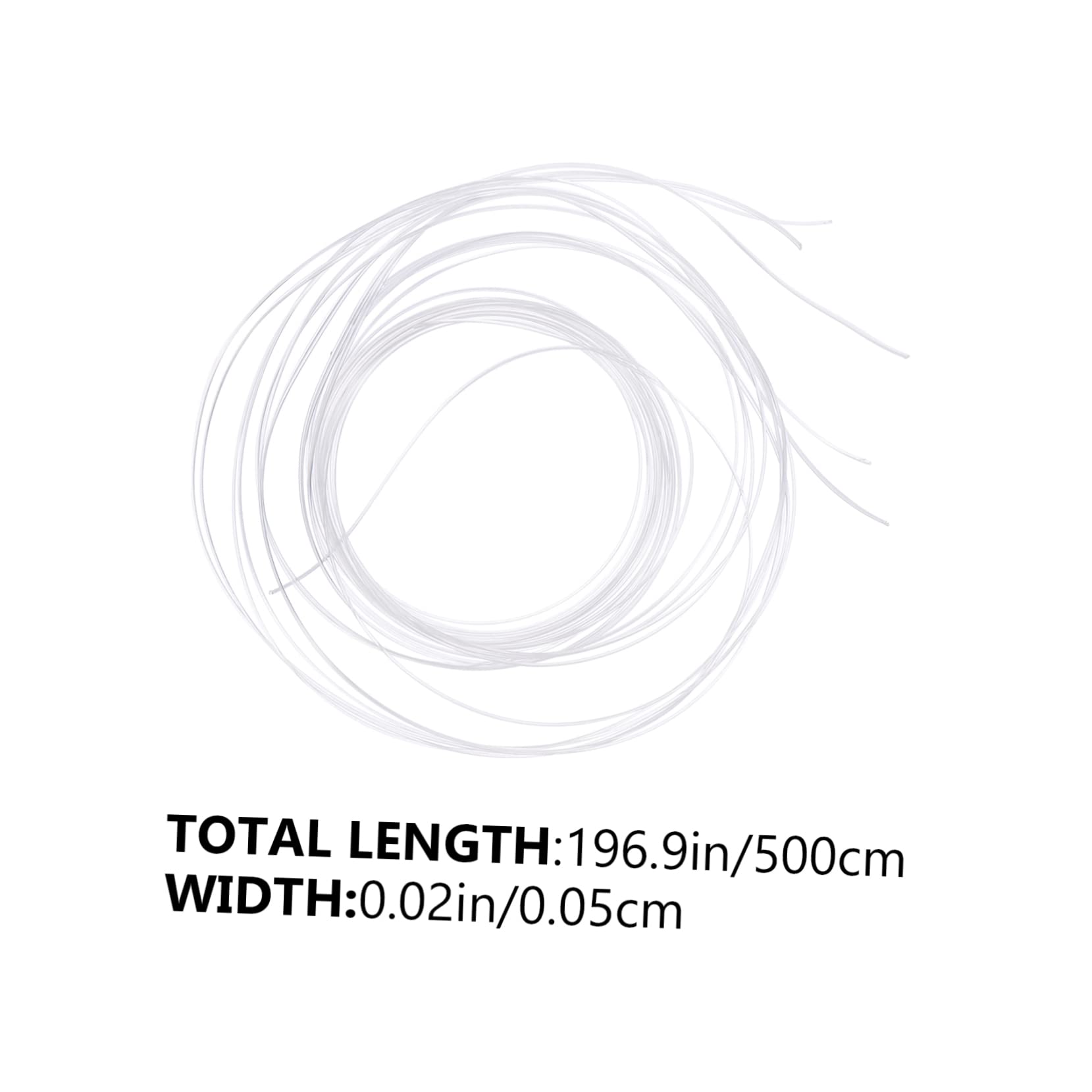 SOLUSTRE 6 Pack Glasses Repair Thread Kit - Premium Replacement Wire for Frameless Eyeglasses & Sunglasses - Durable Nylon Thread for Lens Wire Pulling and Plastic Frame Repair - Perfect for DIY Glasses Fix at Home or Office
