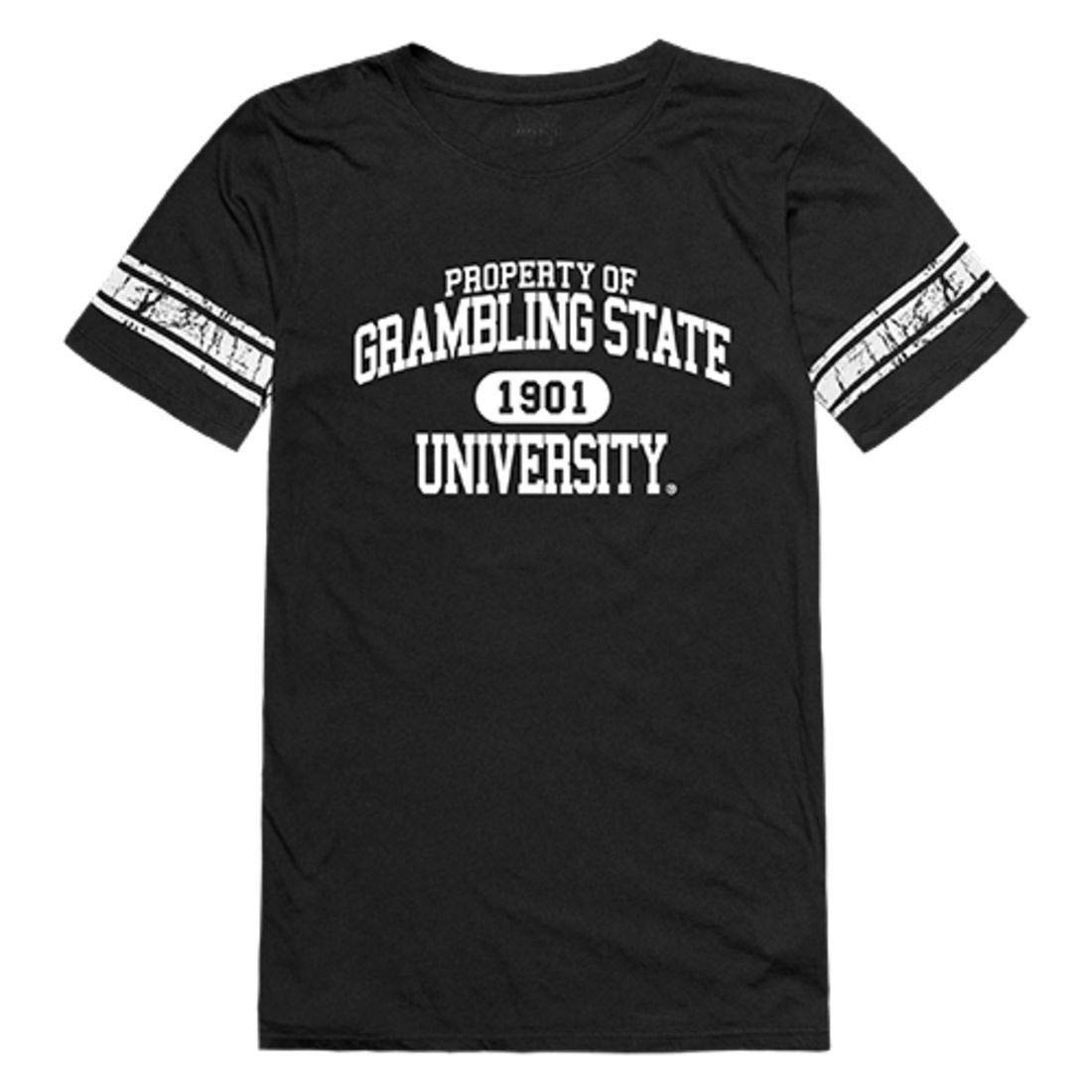 Grambling State University Tigers Women's Vintage T-Shirt - Black Cotton Tee for Fans, Alumni & Students - Perfect for Game Day, College Events & Casual Wear