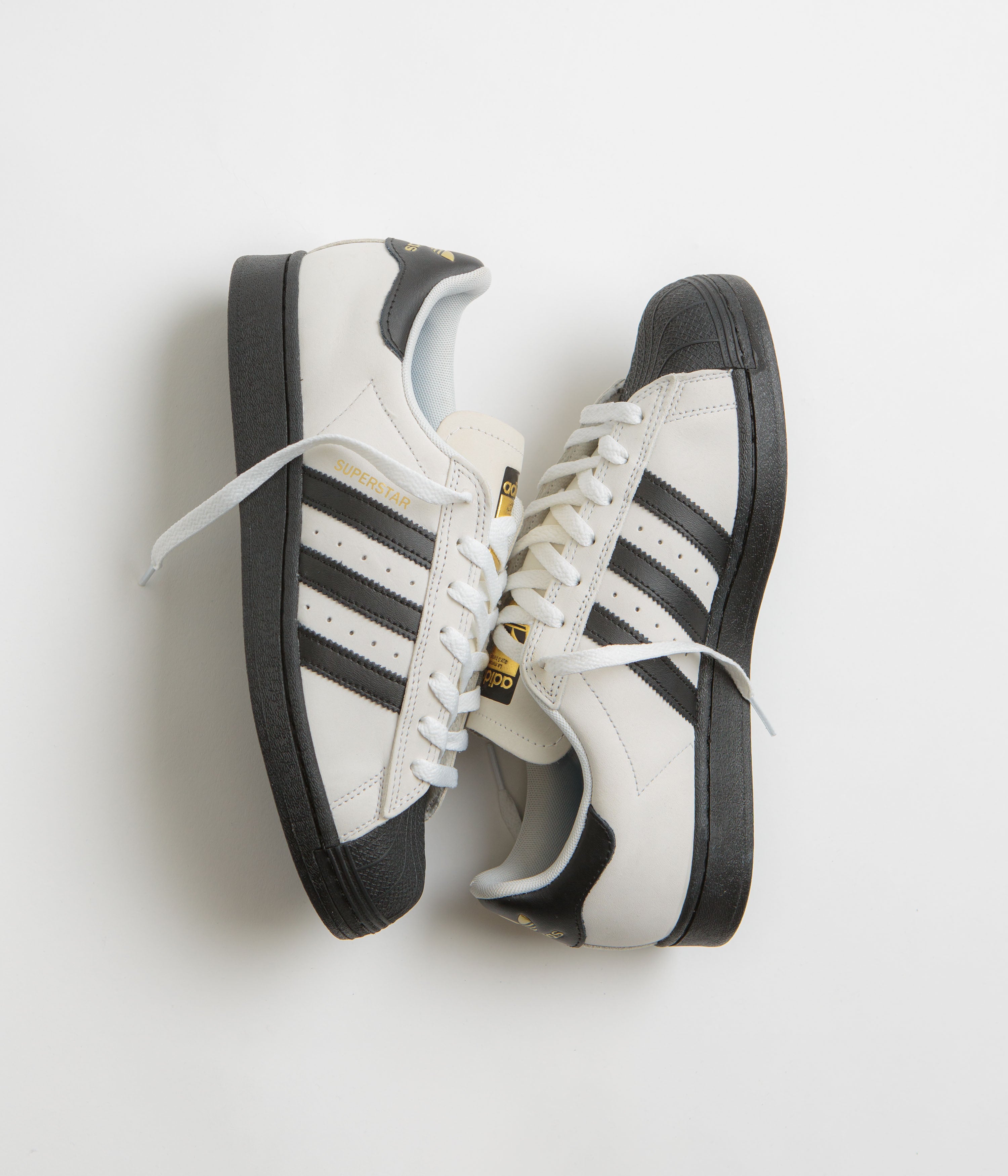 Adidas Superstar ADV Shoes for Men & Women - Crystal White / Core Black / FTWR White - Classic Sneakers for Casual Wear, Street Style & Everyday Comfort