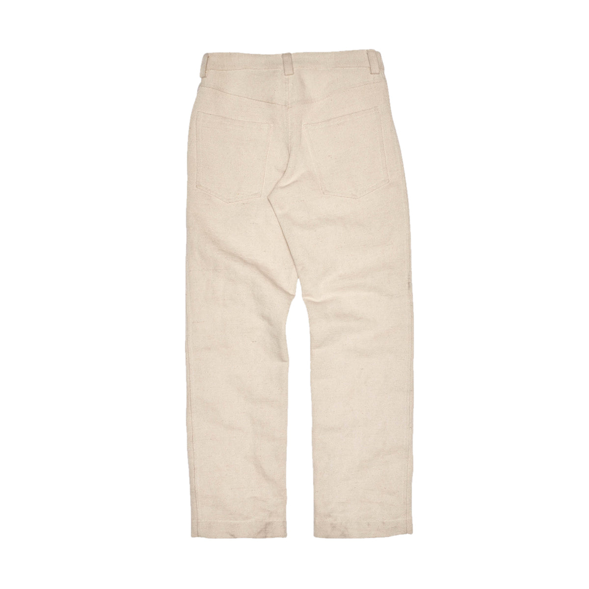 Embroidered Foliage Long Work Pants for Women - Comfortable Office Trousers in Off White | Perfect for Business Casual & Professional Workwear
