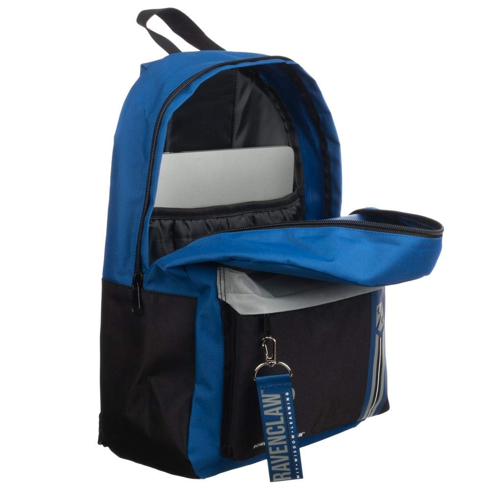 Harry Potter Ravenclaw Hogwarts House Backpack for School, Travel & Cosplay - Official Licensed Wizarding World Merchandise