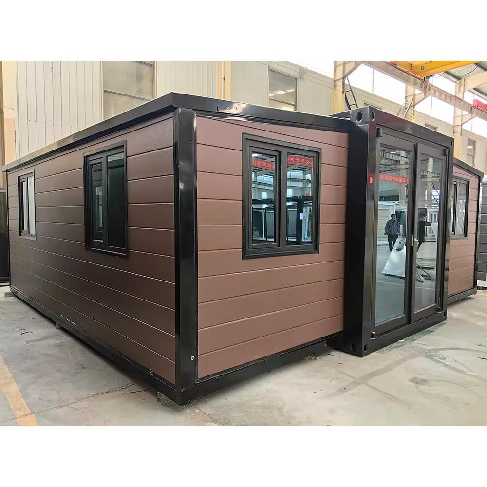 30FT Tiny House for Sale - Portable Prefab Home with 2 Bedrooms, Full Bathroom & Kitchen | Steel Frame Foldable Mobile Home for Backyard, Vacation & Off-Grid Living